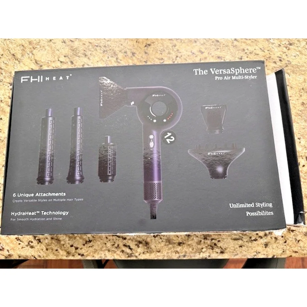 FHI Heat The VersaSphere Pro Air 6-in-1 Multi-Styler Hair Dryer w/ Diffuser $350
